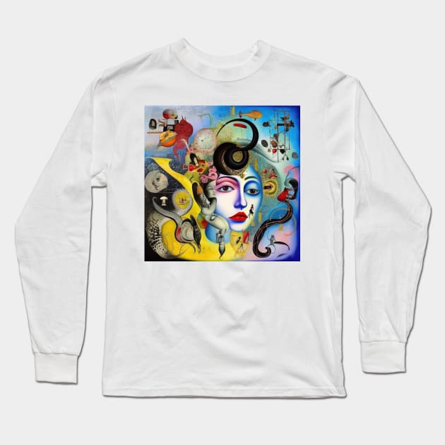 Dreamlike Mystic Long Sleeve T-Shirt by TooplesArt